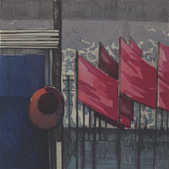 Flags Floats and Boats IV
Lithograph
180mm x 180mm
2005 Flags Floats and Boats IV
Lithograph
180mm x 180mm
2005